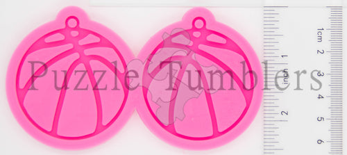 NEW - Basketball Earrings - LARGE & MED Mold