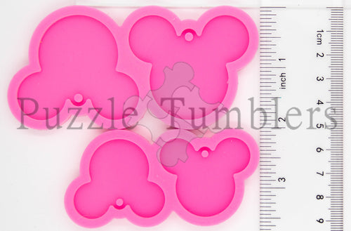 New Mouse Face Earring Molds - Small & Medium