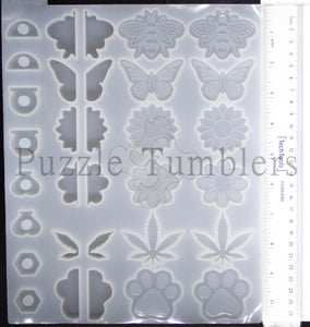 NEW - 6ct. Assortment Straw topper Pallet - CLEAR Mold