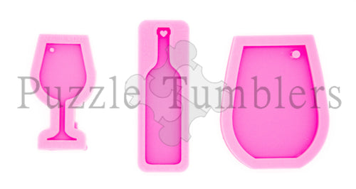 Wine O'CLOCK Molds (Wine Stem, Wine Glass, Wine Bottle)