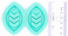 Load image into Gallery viewer, CUSTOM MOLD: Chevron Earring Mold *May have up to a 14 Day Shipping Delay (E55)