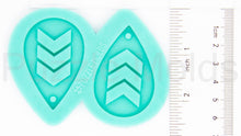 Load image into Gallery viewer, NEW CUSTOM MOLD:  Chevron Earring Mold *May have a 7-10 Day Shipping Delay (E26)