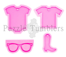 Load image into Gallery viewer, Apparel Molds (Tshirt, Scrub, Boots, Onesie, Sunglasses)