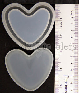 NEW Treasured Heart (Heart Trinket Jewelry Box Mold) - $6.50