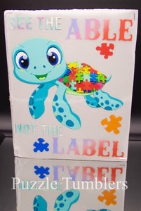 NEW Autism Awareness 'Sea Turtle' T-Shirt Transfer $6.75/EACH
