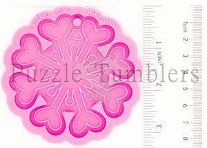 NEW Snowflake Heart Mold