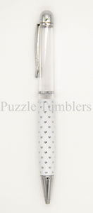 NEW Silver Designer Pens - THICK - Various Designs