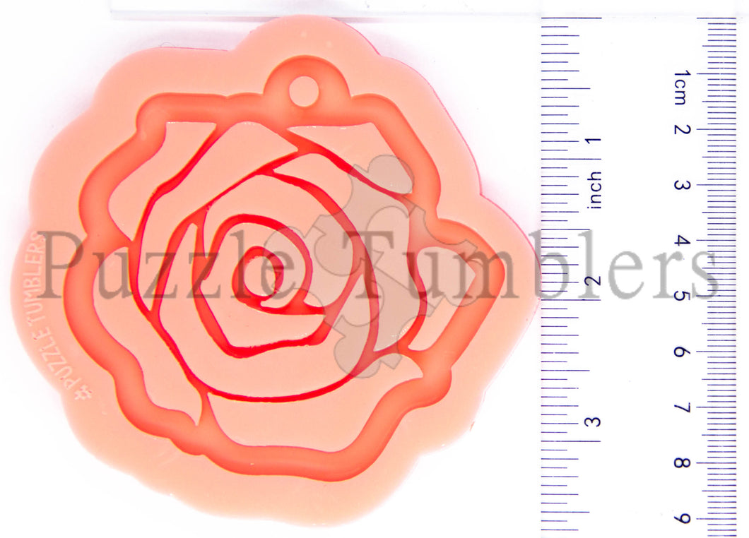 CUSTOM MOLD: 'Rose' with Design Mold *May have a 14 Day Shipping Delay (K32)