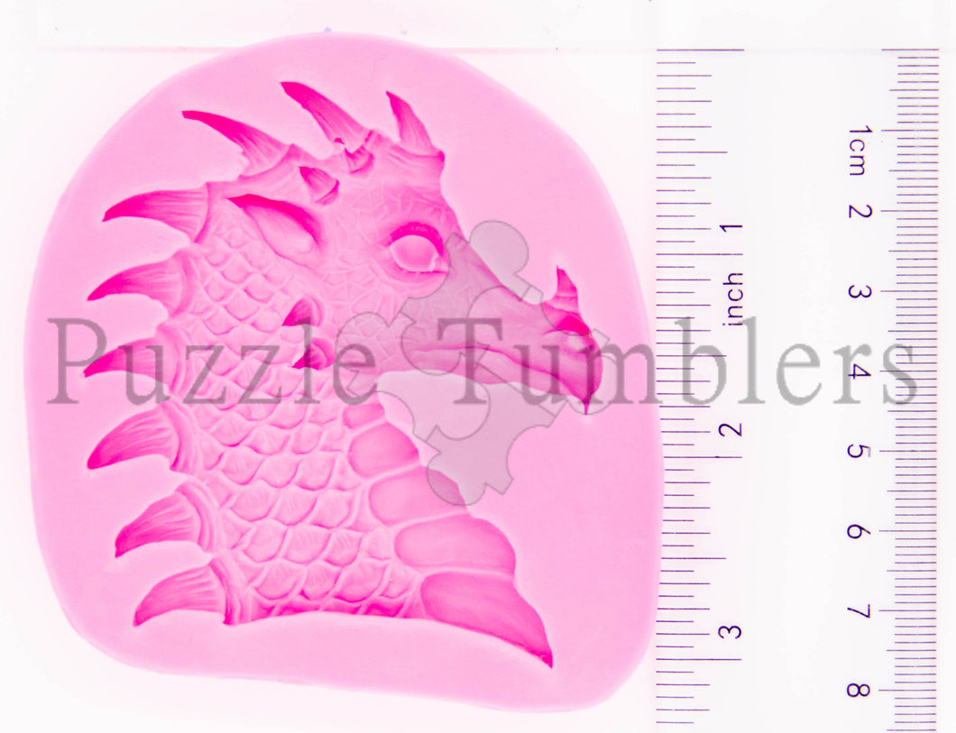 NEW THICK Dragon Head Flat Back Mold - $8.00