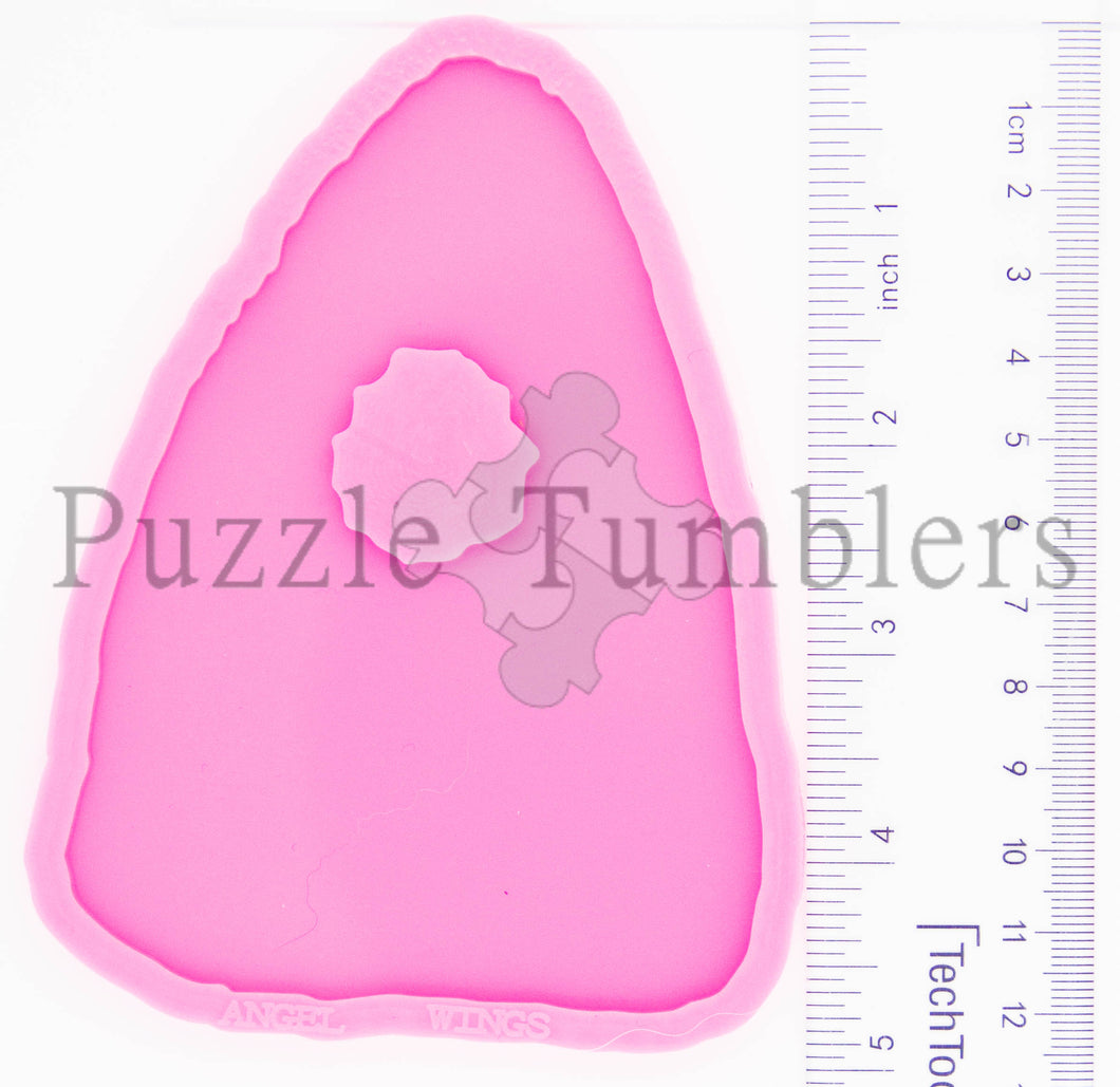 NEW Agate Coaster Mold PINK