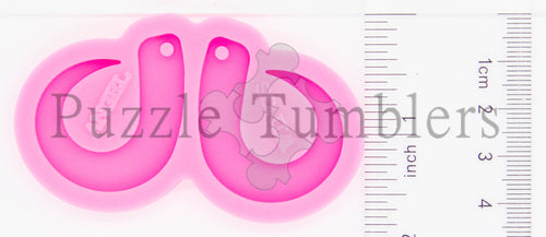 NEW Small Hook Earring Mold PINK