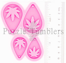 Load image into Gallery viewer, NEW Small &amp; Medium Leaf Earring Mold PINK