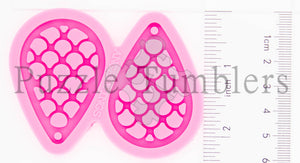 NEW Mermaid Scales Earring Molds (Small, Medium & Large)