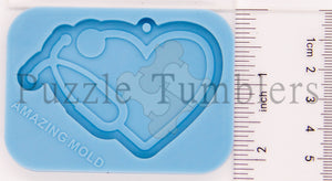 NEW Nurse Heart Molds Blue