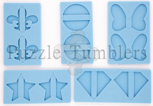 NEW Straw Topper Molds (Variety) Blue