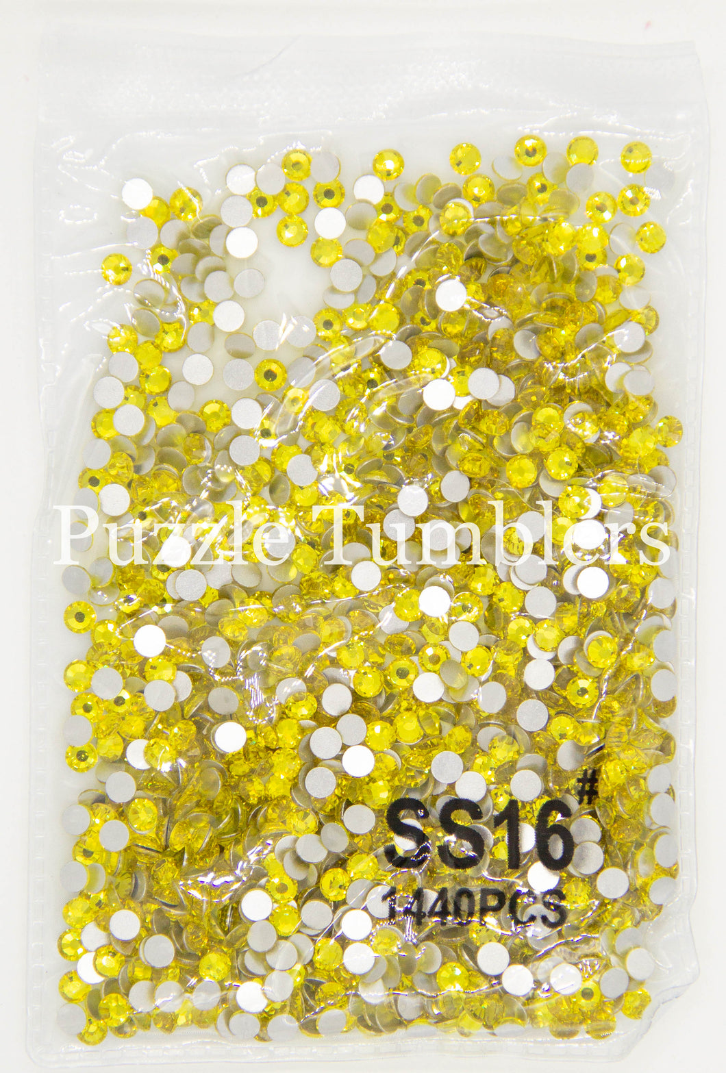 NEW CITRINE Rhinestones AB/Clear Glass Crystal Stones (NON-Hot Fix) SS16