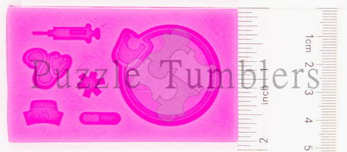 NEW Medical Badge Reel Mold