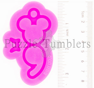 NEW Semi Colon with Mouse Mold - $6.75