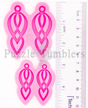 Load image into Gallery viewer, NEW Earring Molds with Heart Large &amp; Small