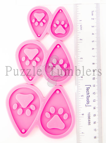 NEW Paw Print Earring Mold (Small, Medium, Large)