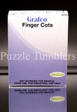 Load image into Gallery viewer, Finger Cots / Finger Gloves - Medium, Large, &amp; XL - Box of 144
