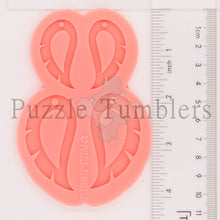 Load image into Gallery viewer, CUSTOM MOLD: Double Feather Earring Mold *May have a 14 Day Shipping Delay (D23)
