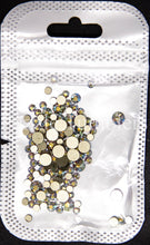 Load image into Gallery viewer, SMALL BLING Starter Kit Rhinestones Glass AB/Glass Stones - Flat Back (NON-Hot Fix) VARIETY