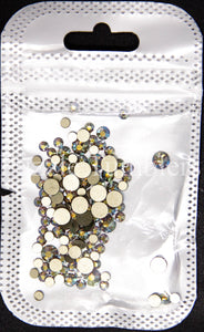SMALL BLING Starter Kit Rhinestones Glass AB/Glass Stones - Flat Back (NON-Hot Fix) VARIETY