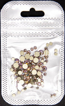 Load image into Gallery viewer, SMALL BLING Starter Kit Rhinestones Glass AB/Glass Stones - Flat Back (NON-Hot Fix) VARIETY