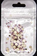 Load image into Gallery viewer, SMALL BLING Starter Kit Rhinestones Glass AB/Glass Stones - Flat Back (NON-Hot Fix) VARIETY