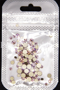 SMALL BLING Starter Kit Rhinestones Glass AB/Glass Stones - Flat Back (NON-Hot Fix) VARIETY
