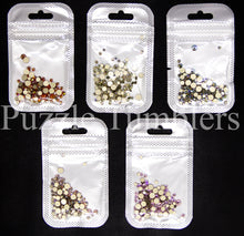 Load image into Gallery viewer, SMALL BLING Starter Kit Rhinestones Glass AB/Glass Stones - Flat Back (NON-Hot Fix) VARIETY