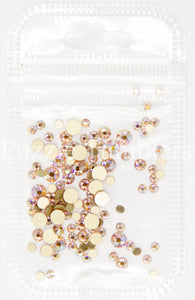 SMALL BLING Starter Kit Rhinestones Glass AB/Glass Stones - Flat Back (NON-Hot Fix) VARIETY