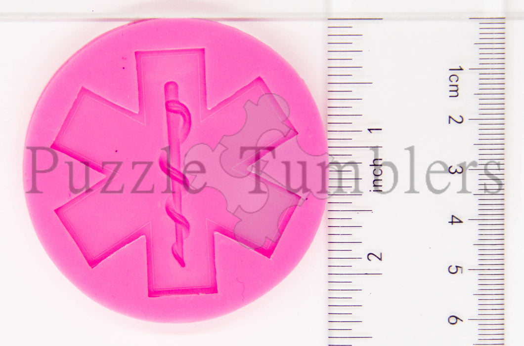 NEW EMT Badge Reel or Phone Grip - PINK Mold