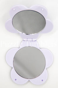 NEW Heart and Flower Shaped Single and Double MIRROR with 3M Backing