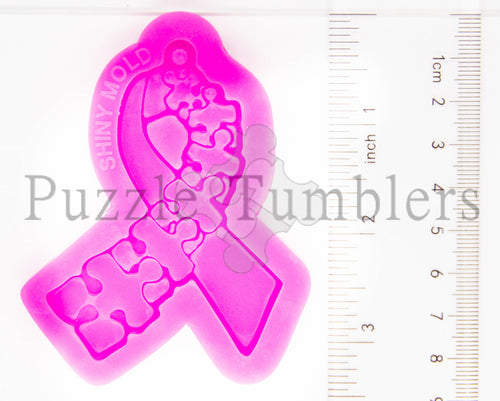 NEW PUZZLE Ribbon - Dark Pink Mold - $9.50
