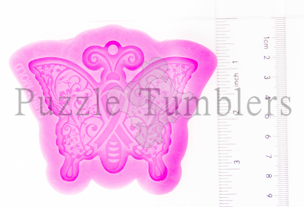NEW Butterfly with Awareness Ribbon Mold