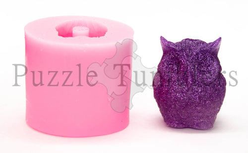 NEW Owl Straw Topper Mold Pink