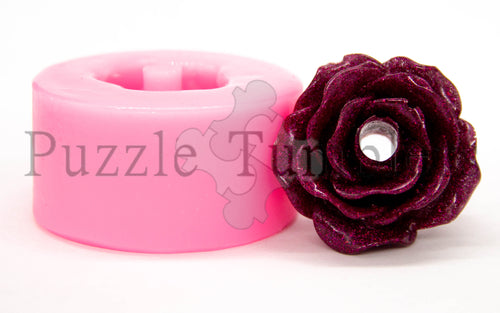 NEW Rose Straw Topper Mold Pink