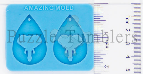 NEW Blue Earring Molds Elephant