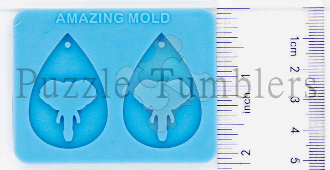 NEW Blue Earring Molds Elephant