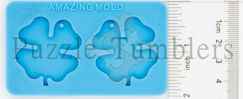 NEW Blue Earring Molds Clover