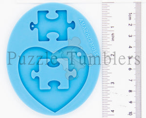 NEW Puzzle Heart Mold $8.00