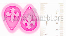 Load image into Gallery viewer, NEW Fleur de Lis Earring Molds PINK $6.25