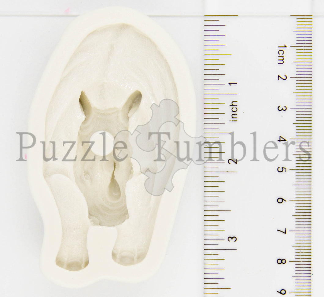 NEW LX Rhino Straw Topper Mold White