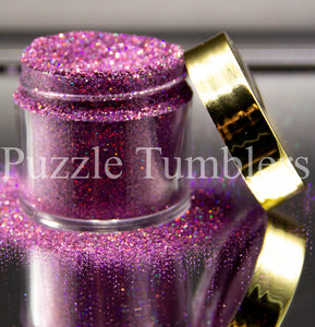 FRENCH ROSE - HOLOGRAPHIC FINE GLITTER