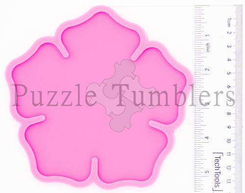 NEW XL Hawaiian Flower Coaster / Agate PINK Mold