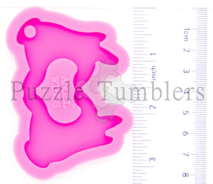 NEW 2 Hands & 1 Heart Mold - PINK Mold