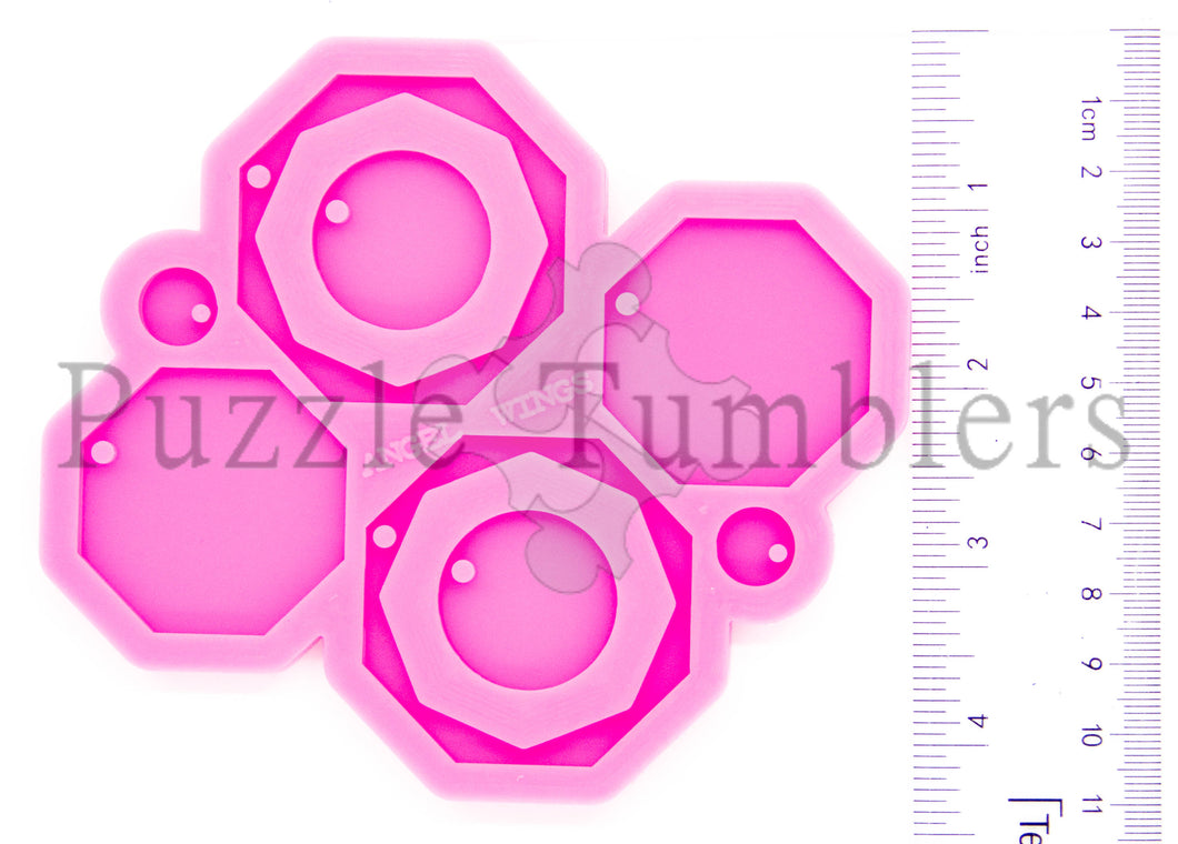 NEW Hex Earring Pallet - PINK Mold