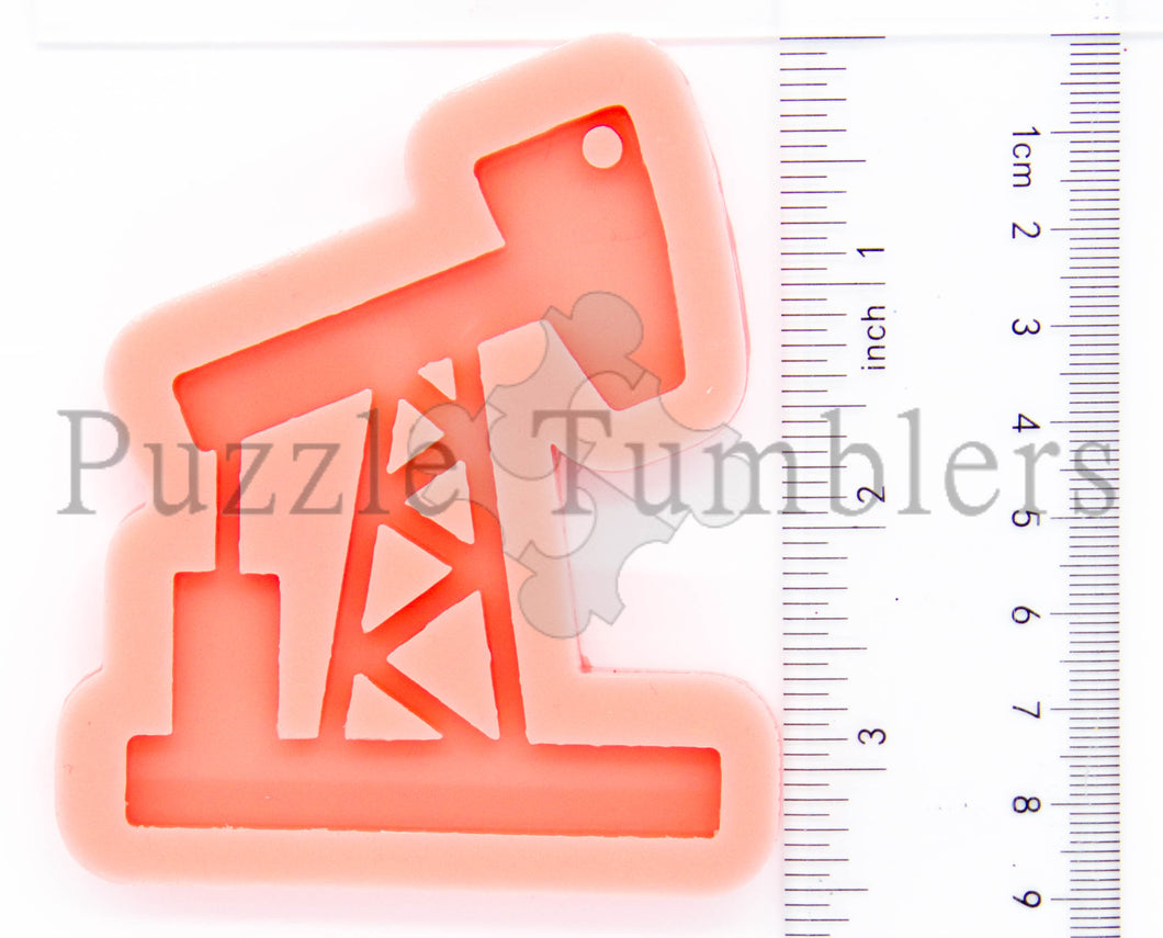 CUSTOM MOLD:  Oil Rig Mold *May have a 7-10 Day Shipping Delay (K27)